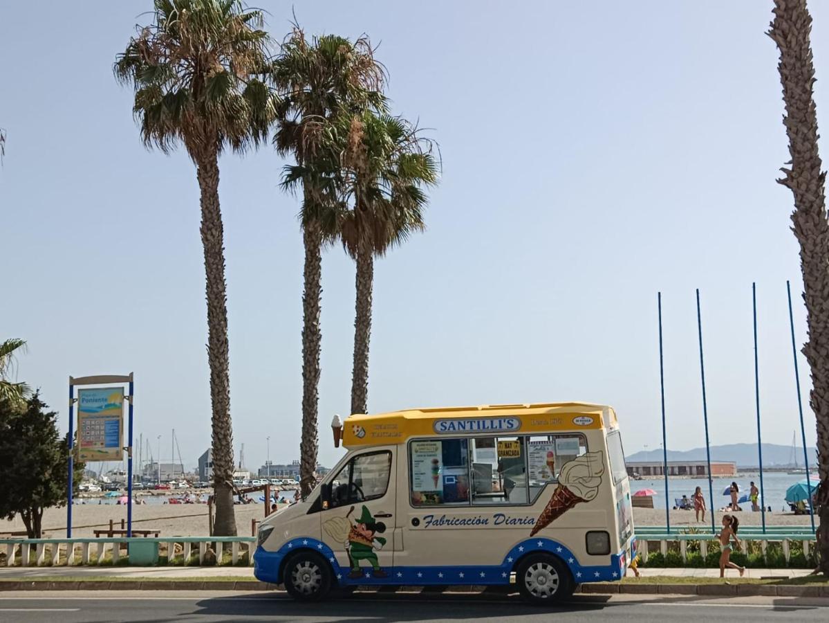 Vistas A 3 Paises Y 2 Continentes 1º Linea De Playa A 5 Minutos De Gibraltar Apartment ลาลิเนียเดลากอนเซ็ปซีออน ภายนอก รูปภาพ